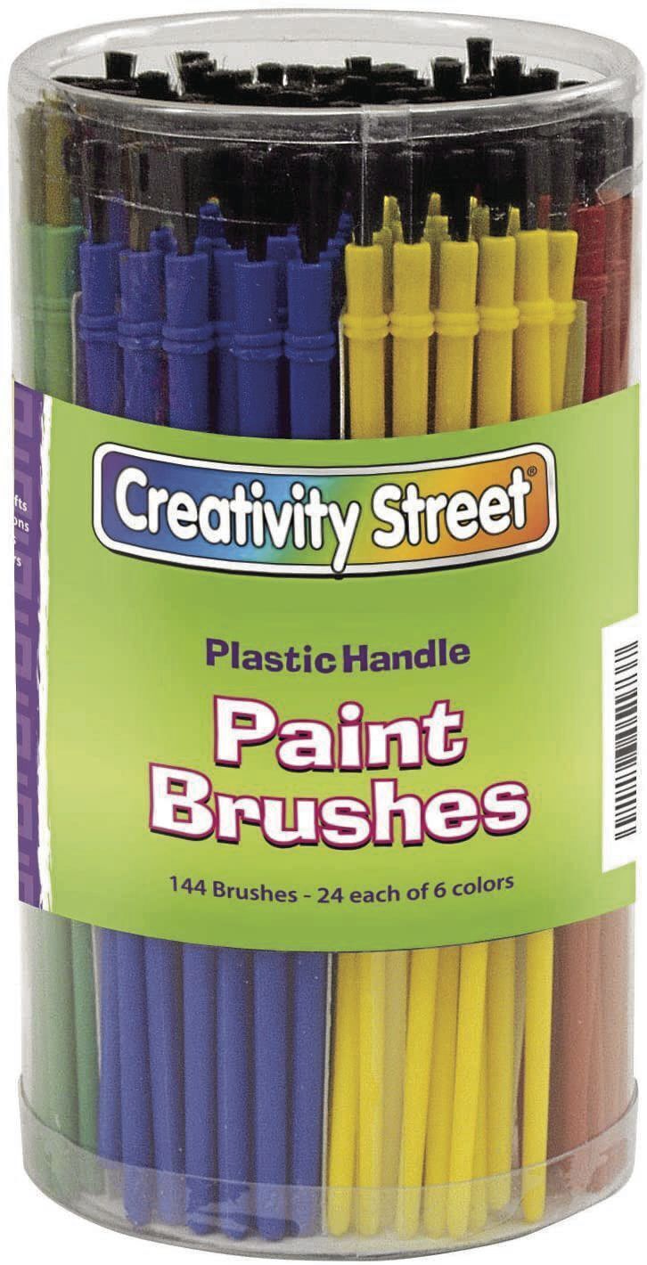 Creativity Street Round Brushes, Pack of 144